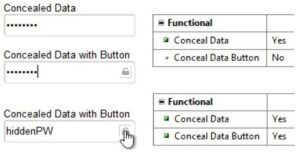Hidden input of passwords