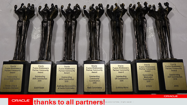 oracle partner awards 2014