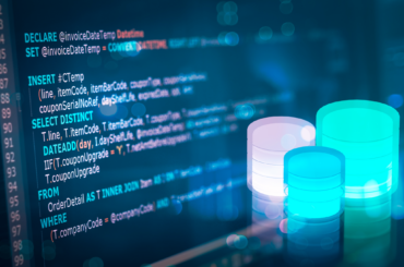 SQL Text auf einem Bildschirm
