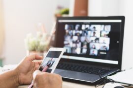 Mitschreiben beim Video Call